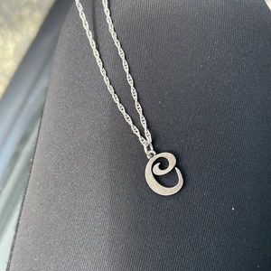 james avery “C” necklace